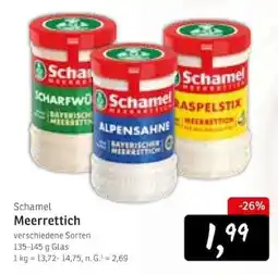 KONSUM Schamel Meerrettich Angebot