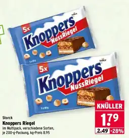 Wasgau Knoppers Riegel Angebot
