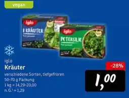 KONSUM iglo Kräuter Angebot