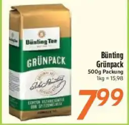 inkoop Bünting Tee GRÜNPACK Angebot