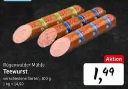 KONSUM Rügenwalder Mühle Teewurst Angebot