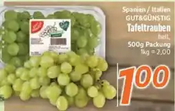 inkoop GUT&GÜNSTIG Tafeltrauben Angebot