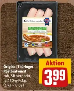 nahkauf Original Thüringer Rostbratwurst Angebot