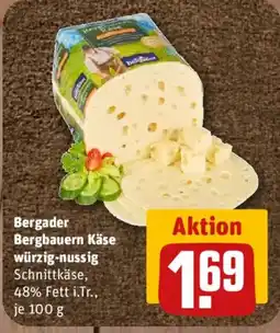 nahkauf Bergader Bergbauern Käse würzig-nussig Schnittkäse Angebot