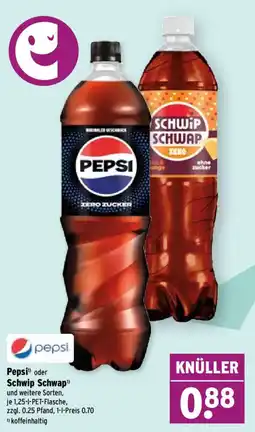 Wasgau Pepsi oder Schwip Schwap Angebot