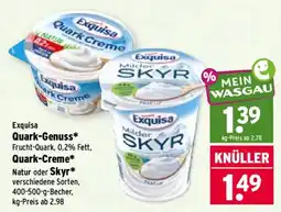 Wasgau Exquisa Quark-Genuss* Angebot