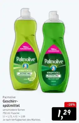 KONSUM Palmolive Geschirrspülmittel Angebot
