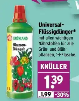 Wasgau GRÜNLAND Blumen-Dünger Angebot