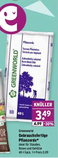 Wasgau Greenworld Gebrauchsfertige Pflanzerde Angebot