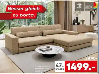 porta ECKSOFA, Stoffbezug Angebot