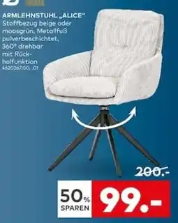 porta ARMLEHNSTUHL „ALICE“ Angebot