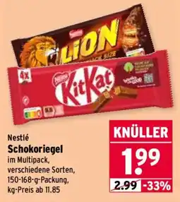 Wasgau Nestlé Schokoriegel Angebot