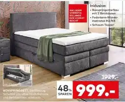 porta BOXSPRINGBETT, Stoffbezug Angebot