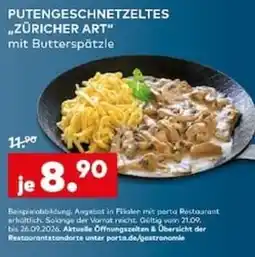 porta PUTENGESCHNETZELTES "ZÜRCHER ART" Angebot