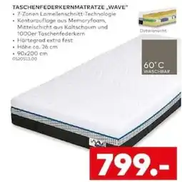 porta Taschenfederkernmatratze „wave“ Angebot