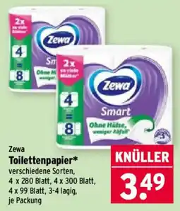 Wasgau Zewa Toilettenpapier Angebot