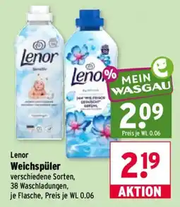 Wasgau Lenor Weichspüler Angebot