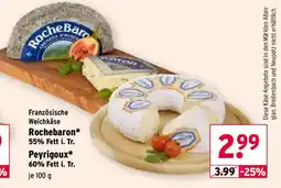 Wasgau Französische Weichkäse Rochebaron* Peyrigoux* Angebot