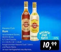 KONSUM Havana Club Rum Angebot