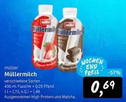 KONSUM müller Müllermilch Angebot
