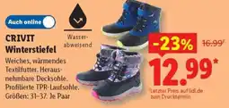 Lidl CRIVIT Winterstiefel Angebot