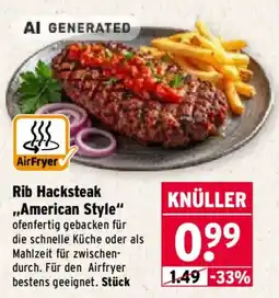 Wasgau Rib Hacksteak "American Style" Angebot