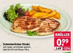 Wasgau Schweinerücken-Steaks KNÜLLER Angebot