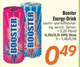 inkoop Booster Energy-Drink Angebot