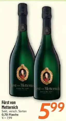 inkoop Fürst von Metternich Sekt Angebot