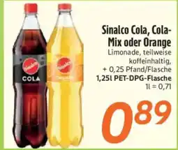 inkoop Sinalco Cola, Cola-Mix oder Orange Angebot
