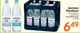 inkoop Gerolsteiner Mineralwasser Angebot