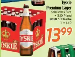 inkoop Tyskie Premium-Lager Angebot