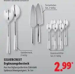 Lidl SILVERCREST Ergänzungsbesteck Angebot