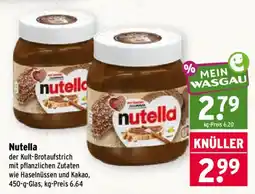 Wasgau Nutella Angebot