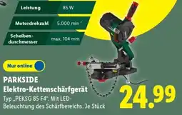 Lidl PARKSIDE Elektro-Kettenschärfgerät Angebot