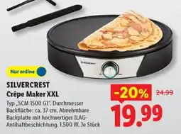 Lidl SILVERCREST Crêpe Maker XXL Angebot