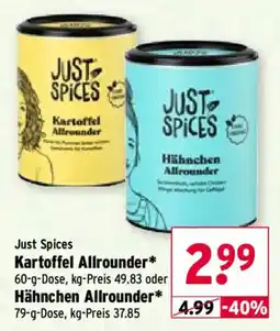 Wasgau Just Spices Kartoffel Allrounder Angebot