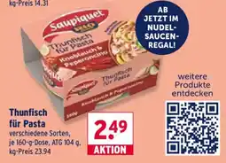 Wasgau Thunfisch für Pasta Angebot