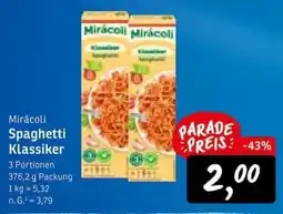 KONSUM Mirácoli Spaghetti Klassiker Angebot