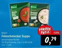 KONSUM Knorr Feinschmecker Suppe Angebot