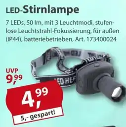 Sonderpreis Baumarkt LED-Stirnlampe Angebot