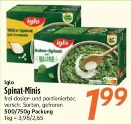 inkoop Iglo Spinat-Minis Angebot