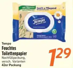 inkoop Tempo Feuchtes Toilettenpapier Angebot