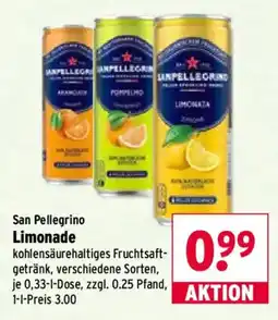 Wasgau San Pellegrino Limonade Angebot