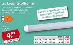 Sonderpreis Baumarkt LED-Leuchstoffröhre Angebot