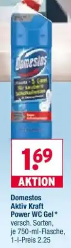 Wasgau Domestos Aktiv Kraft Power WC Gel Angebot