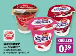 Wasgau Zott Sahnejoghurt Angebot