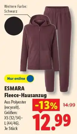 Lidl ESMARA Fleece-Hausanzug Angebot