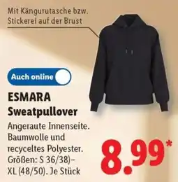 Lidl ESMARA Sweatpullover Angebot