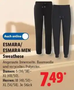 Lidl ESMARA/ESMARA MEN Sweathose Angebot